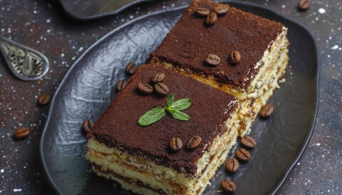 Tasty homemade tiramisu cake. Tasty homemade tiramisu cake.